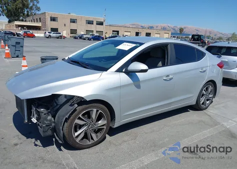 2017 Hyundai Elantra Se из США, поврежденный, VIN 5NPD74LF1HH164375